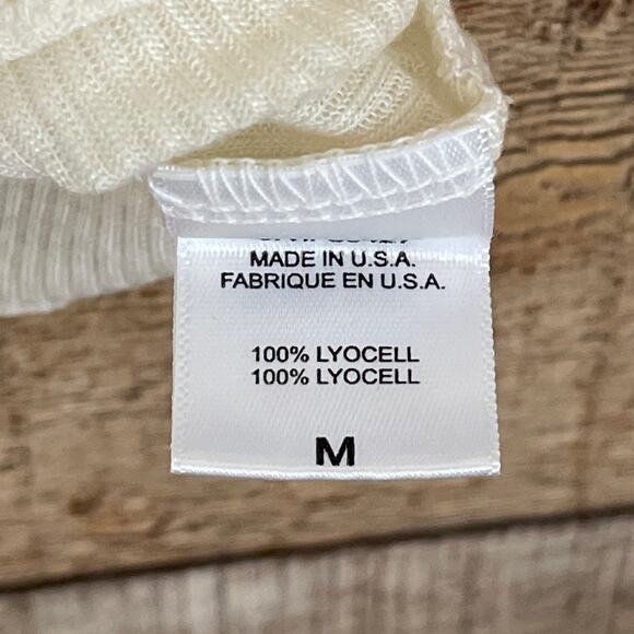 Wildfox My Boyfriend's A Sailor Ivory Racerback Tank Top Size Medium NWT - Picture 4 of 7